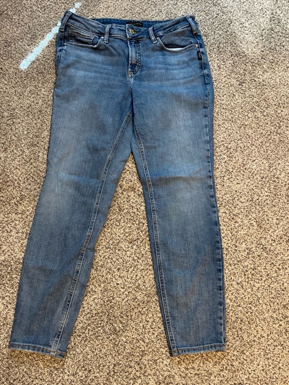 Silver Jeans Women's Suki Skinny Blue Denim Size 32